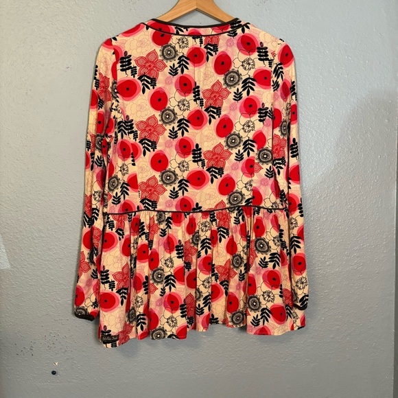 Matilda Jane Red and Cream Floral Blouse - Picture 8 of 13